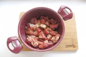 Свинина с грибами по-китайски