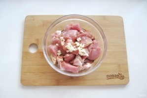 Свинина с грибами по-китайски