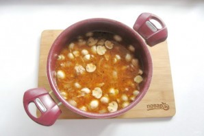 Свинина с грибами по-китайски