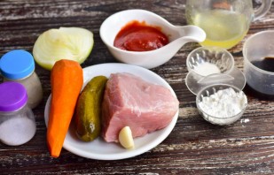 Свинина в карамели по-китайски Свинина в карамели по-китайски