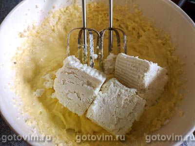 Творожные кексы в формочках с цукатами из папайей