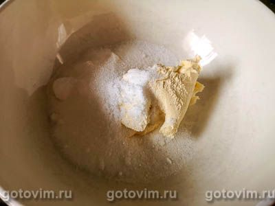 Творожные кексы в формочках с цукатами из папайей