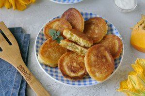 Тыквенные оладьи на молоке