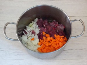 Узбекский суп с клёцками