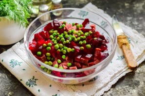 Винегрет с колбасой