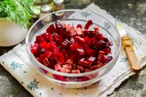 Винегрет с колбасой