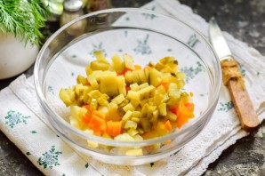 Винегрет с колбасой