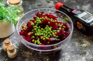 Винегрет с соевым соусом