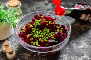 Винегрет с соевым соусом