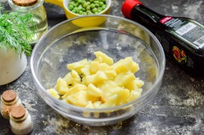 Винегрет с соевым соусом