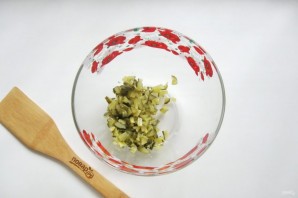 Винегрет со скумбрией