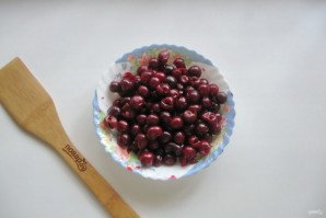 Вишневый торт с заварным кремом