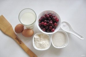 Вишневый торт с заварным кремом