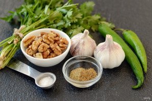 Зеленая аджика по-абхазски