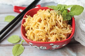 Зеленая редька по-корейски