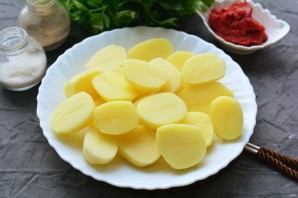 Жаркое из свинины с томатной пастой