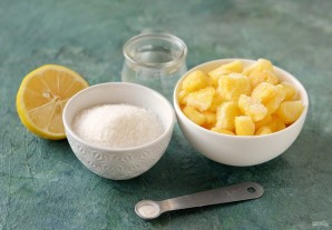 Ананасовый сорбет