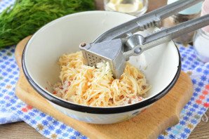 Баклажаны с крабовыми палочками