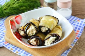 Баклажаны с крабовыми палочками