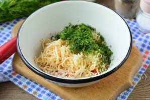 Баклажаны с крабовыми палочками