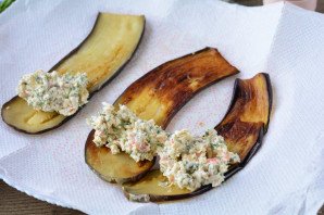 Баклажаны с крабовыми палочками