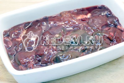 Блинный торт с печенью