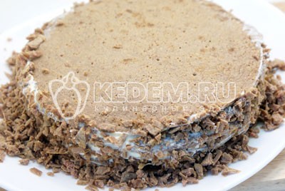 Блинный торт с печенью