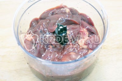 Блинный торт с печенью