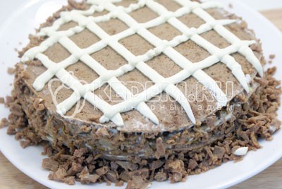 Блинный торт с печенью