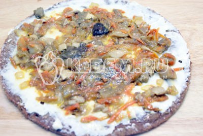 Блинный торт с печенью