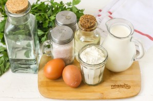 Блины с водкой