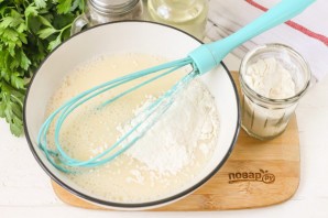 Блины с водкой