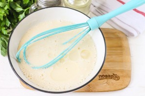 Блины с водкой