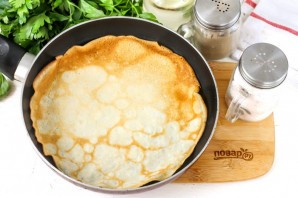 Блины с водкой