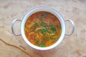 Борщ с яблочным уксусом