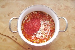 Борщ с яблочным уксусом