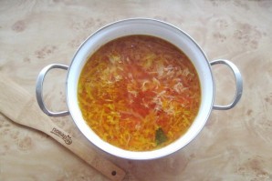 Борщ с яблочным уксусом