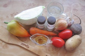 Борщ с яблочным уксусом