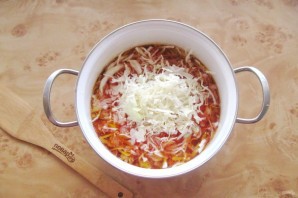 Борщ с яблочным уксусом