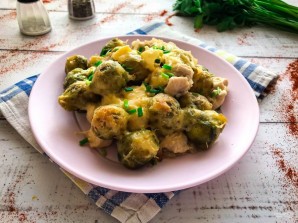 Брюссельская капуста с мясом в духовке Брюссельская капуста с мясом в духовке