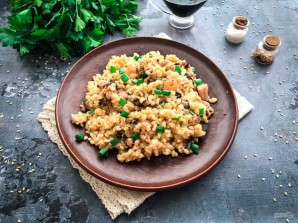 Булгур с морепродуктами