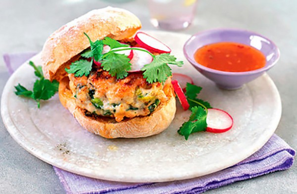 Чикенбургеры по - азиатски