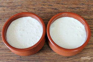 Десерт из сметаны и клубники Десерт из сметаны и клубники