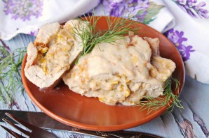 Фаршированная куриная грудка "Кармашки"