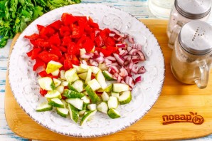 Гаспачо с креветками