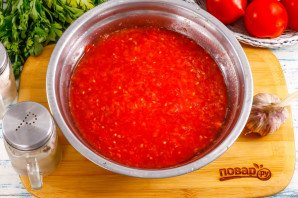 Гаспачо с креветками