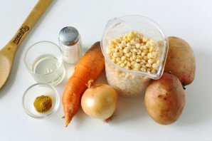 Гороховый суп с карри