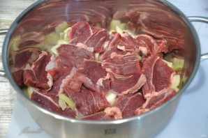 Говядина в перечном соусе