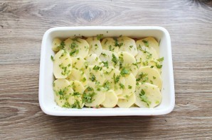 Гратен с беконом