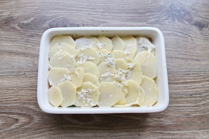 Гратен с беконом